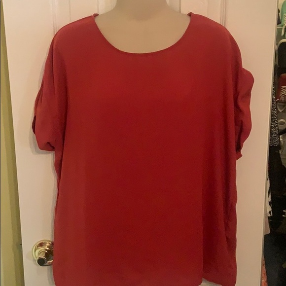 Forever 21 burnt orange top- large - Picture 1 of 6